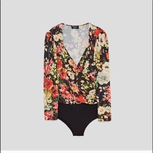 Zara Floral Bodysuit